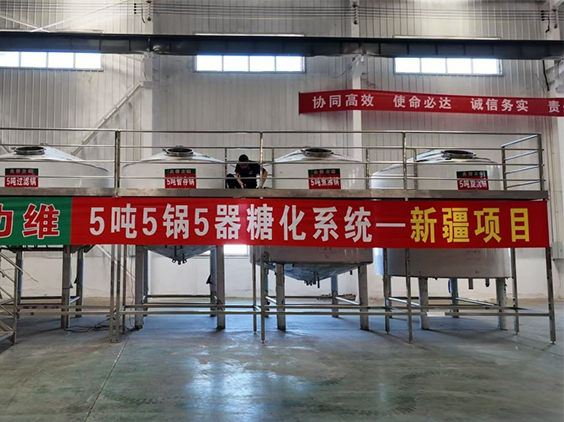东胜精酿啤酒设备厂—5吨精酿啤酒设备—新疆项目